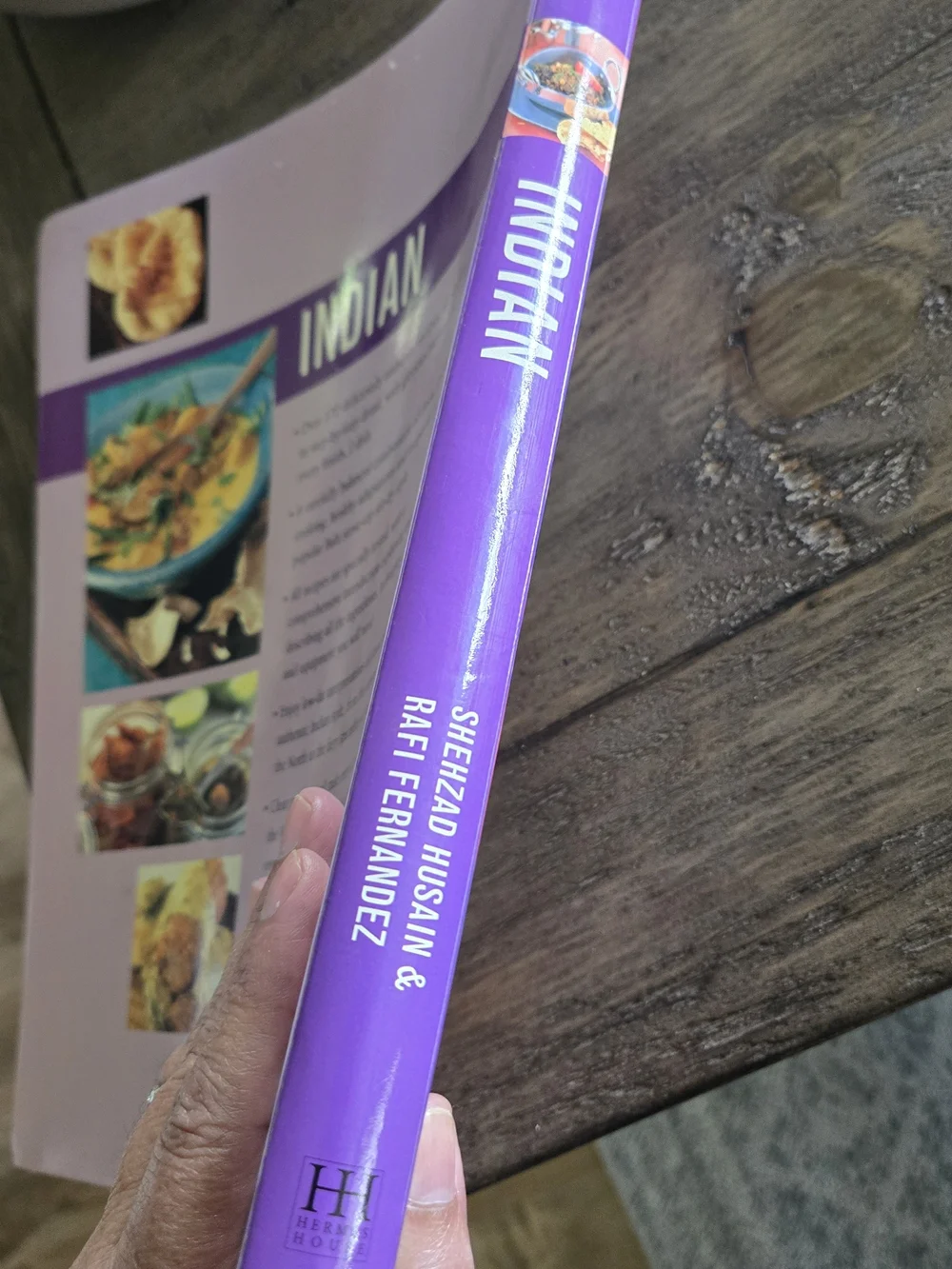 Indian: Deliciously Authentic Dishes Cookbook - Blue/Orange Cover